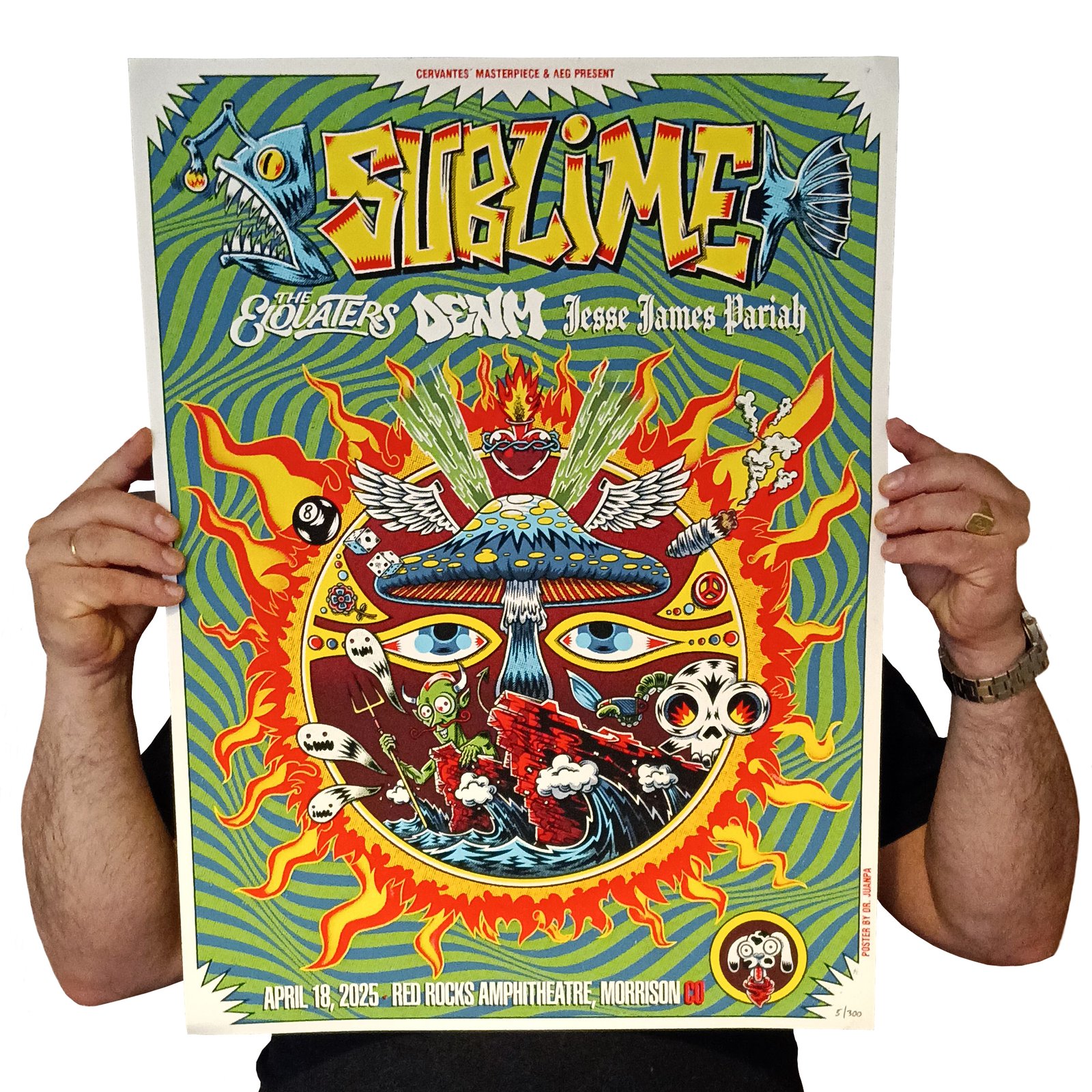 Sublime at Red Rocks, Denver CO 2025 (Regular and Foil) | Doctor